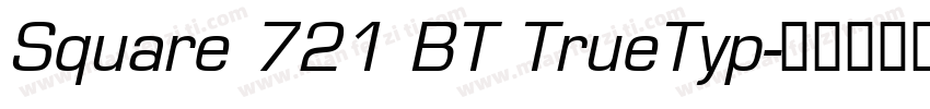 Square 721 BT TrueTyp字体转换